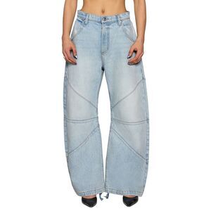Eb Denim Womens  Freddy Cropped Barrel Jean